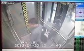 Chinese woman caught pooping in the elevator