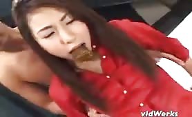 18 year old Japanese girl fucked from behind