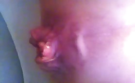 Amateur girl pooping a thick turd in toilet