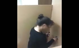Mix of sexy girls using public bathrooms to poop