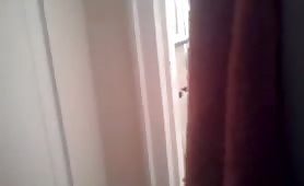 Sister caught on camera while shitting