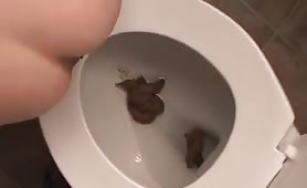 MIx of young girls pooping