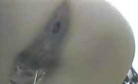 Big ass on hidden camera