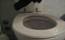 Piss and shit in the toilet