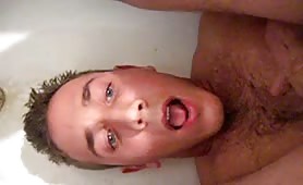 Big shit in his mouth