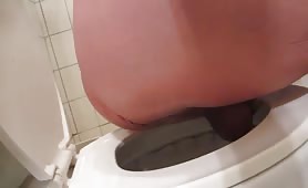 Small shit in toilet