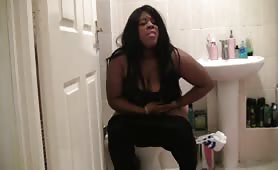 Black Woman Pooping