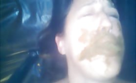 Amateur eating scat swallowing shit tube