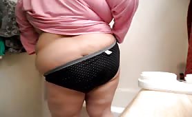 fat bbw amateur granny panty pooping