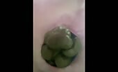 Massive green constipated turd 