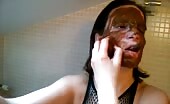 European Scat Lady Shit Face Mask