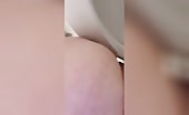 Masked momma records her poop to send to her hubby