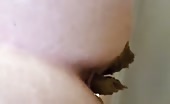 Sticky asshole leaking shit 