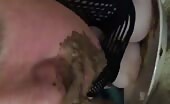 Dirty shit eater milf getting fucked from behind 