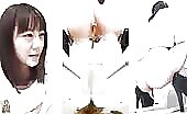 Nasty Japanese milf and hot poop tease 