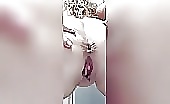 Beautiful thick slut dropping shit in shower 