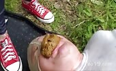 Camping scat slave fun 
