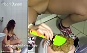 Eating her 8 biggest piles