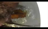 Stunning hairy cunt lady shitting 